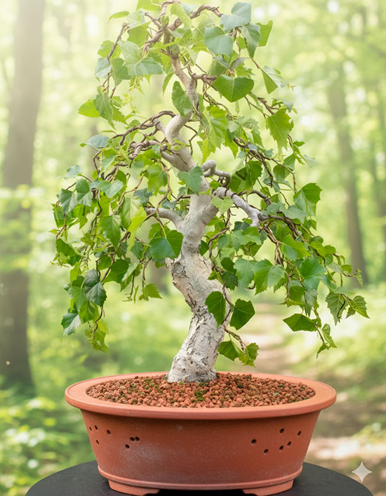 Bonsai abedul plateado - betula pendula