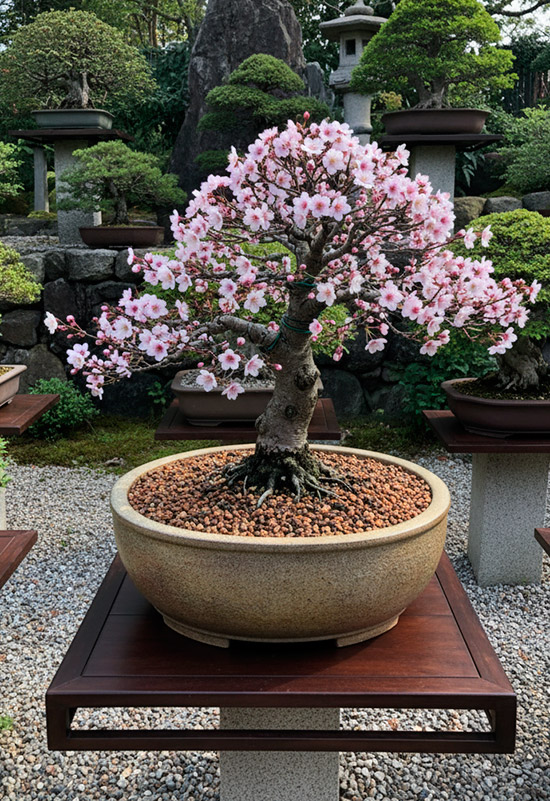 Bonsái prunus cerasifera