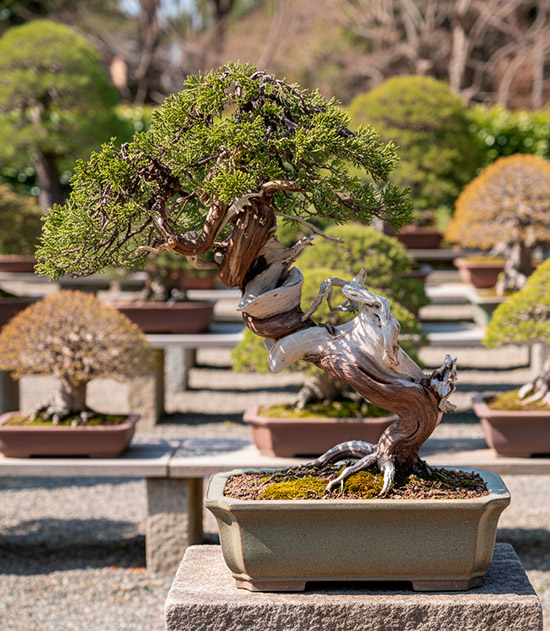Bonsái de juniperus thurifera - sabina albar