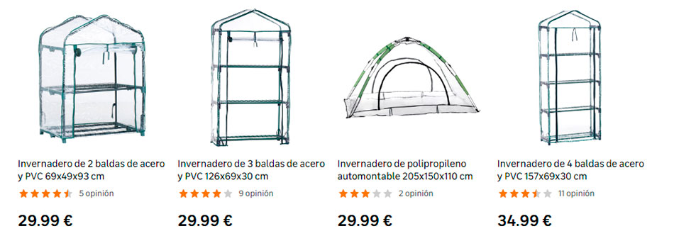 Invernaderos para bonsai